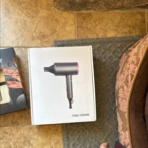 Professional Hair Dryer with Pink Accents